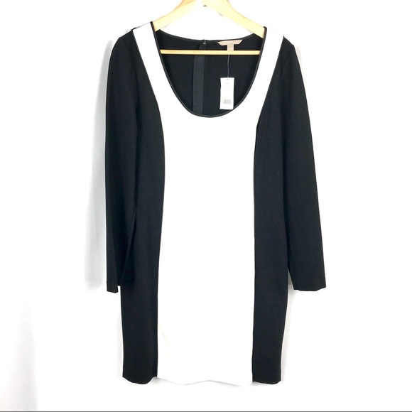 Banana republic long sleeve color block dress - Picture 4 of 7